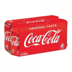 可口可樂 - 330ml * 8 罐裝可口可樂汽水
